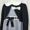 特別な日にぴったりのカラーの男の子用フォーマルスーツ。シンプルで美しいシルエットが魅力のAngel's Closetの子供フォーマル レンタル商品（【レンタル】フリルワンピースボレロセットアンサンブル【CHOPIN】（CAT879303B）120cm）｜画像3
