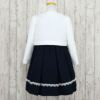 特別な日にぴったりのネイビーカラーの男の子用フォーマルスーツ。シンプルで美しいシルエットが魅力のAngel's Closetの子供フォーマル レンタル商品（【レンタル】ネイビーストライプアンサンブル（CAT798391））｜画像3