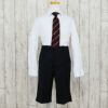 特別な日にぴったりのカラーの男の子用フォーマルスーツ。シンプルで美しいシルエットが魅力のAngel's Closetの子供フォーマル レンタル商品（【レンタル】シャンブレー無地セットスーツ（CAT895411））｜画像5
