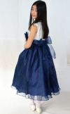 ピアノ発表会や結婚式にぴったりのカラーの女の子用キッズドレス。シンプルで美しいシルエットが魅力のAngel's Closetの子供ドレス レンタル商品（【レンタル】デュピオーニオーガンジー2トーンスクエアネック子供ドレス（CDC1225）ローズ）｜画像12