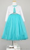 ピアノ発表会や結婚式にぴったりのカラーの女の子用キッズドレス。シンプルで美しいシルエットが魅力のAngel's Closetの子供ドレス レンタル商品（【レンタル】レース＆ラインストーンビジューベルトクリスタルチュール子供ドレス(MBK340)ひすい）｜画像11