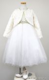 ピアノ発表会や結婚式にぴったりのカラーの女の子用キッズドレス。シンプルで美しいシルエットが魅力のAngel's Closetの子供ドレス レンタル商品（【レンタル】レース＆ラインストーンビジューベルトクリスタルチュール子供ドレス(MBK340)アイボリー）｜画像12