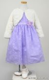 ピアノ発表会や結婚式にぴったりのライラックカラーの女の子用キッズドレス。シンプルで美しいシルエットが魅力のAngel's Closetの子供ドレス レンタル商品（【レンタル】フラワーレースサテンリボン子供ドレス(CCD749)ライラック）｜画像12