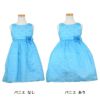 ピアノ発表会や結婚式にぴったりのカラーの女の子用キッズドレス。シンプルで美しいシルエットが魅力のAngel's Closetの子供ドレス レンタル商品（【レンタル】フラワーレースサテンリボン子供ドレス(CCD749)ターコイズ）｜画像7