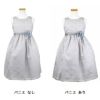 ピアノ発表会や結婚式にぴったりのカラーの女の子用キッズドレス。シンプルで美しいシルエットが魅力のAngel's Closetの子供ドレス レンタル商品（【レンタル】フラワーレースサテンリボン子供ドレス(CCD749)シルバー）｜画像7
