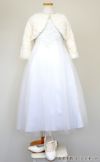ピアノ発表会や結婚式にぴったりのホワイトカラーの女の子用キッズドレス。シンプルで美しいシルエットが魅力のAngel's Closetの子供ドレス レンタル商品（【レンタル】パールスパンコールスーパーエレガントチュール子供ドレス(cdc5008)ホワイト）｜画像12