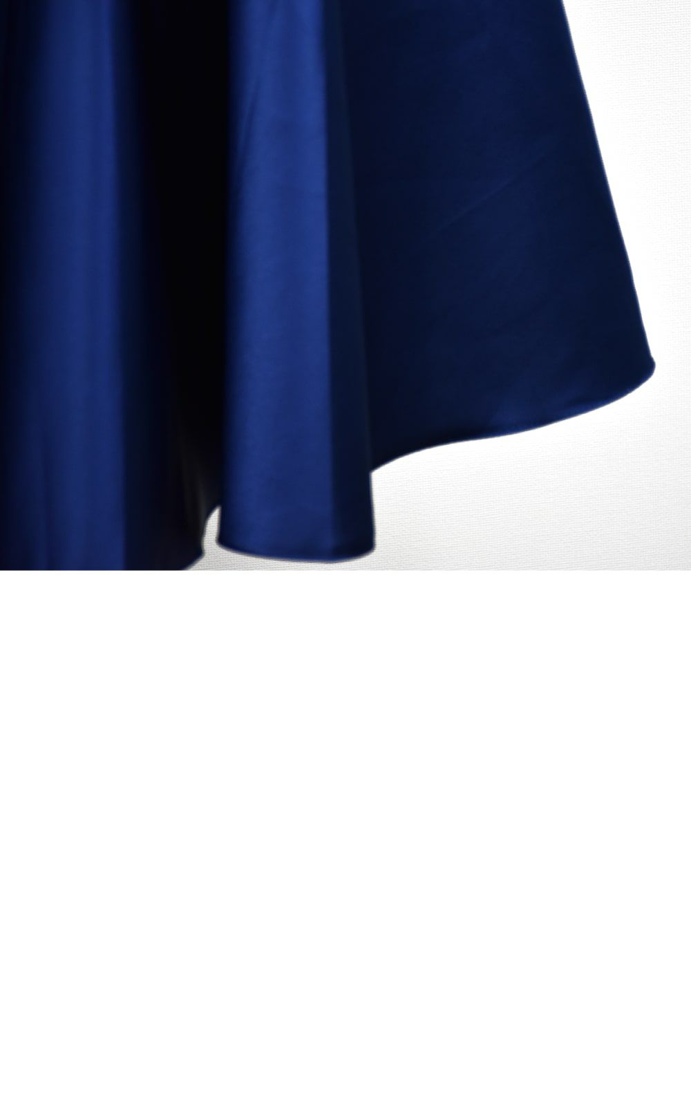 ピアノ発表会や結婚式にぴったりのネイビーカラーの女の子用キッズドレス。シンプルで美しいシルエットが魅力のAngel's Closetの子供ドレス レンタル商品（【レンタル】クラシカルサテンプリンセスロング子供ドレスA(yp005a)ネイビー）｜画像6