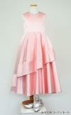 ピアノ発表会や結婚式にぴったりのピンクカラーの女の子用キッズドレス。シンプルで美しいシルエットが魅力のAngel's Closetの子供ドレス レンタル商品（【レンタル】クラシカルサテンプリンセスロング子供ドレスA(yp005a)ライトピンク）｜画像9