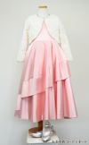 ピアノ発表会や結婚式にぴったりのピンクカラーの女の子用キッズドレス。シンプルで美しいシルエットが魅力のAngel's Closetの子供ドレス レンタル商品（【レンタル】クラシカルサテンプリンセスロング子供ドレスA(yp005a)ライトピンク）｜画像12