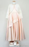 ピアノ発表会や結婚式にぴったりのカラーの女の子用キッズドレス。シンプルで美しいシルエットが魅力のAngel's Closetの子供ドレス レンタル商品（【レンタル】クラシカルサテンプリンセスロング子供ドレスA(yp005a)シャンパン）｜画像12
