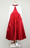 ピアノ発表会や結婚式にぴったりのカラーの女の子用キッズドレス。シンプルで美しいシルエットが魅力のAngel's Closetの子供ドレス レンタル商品（【レンタル】クラシカルサテンプリンセスロング子供ドレスB(yp005b)レッド）｜画像11