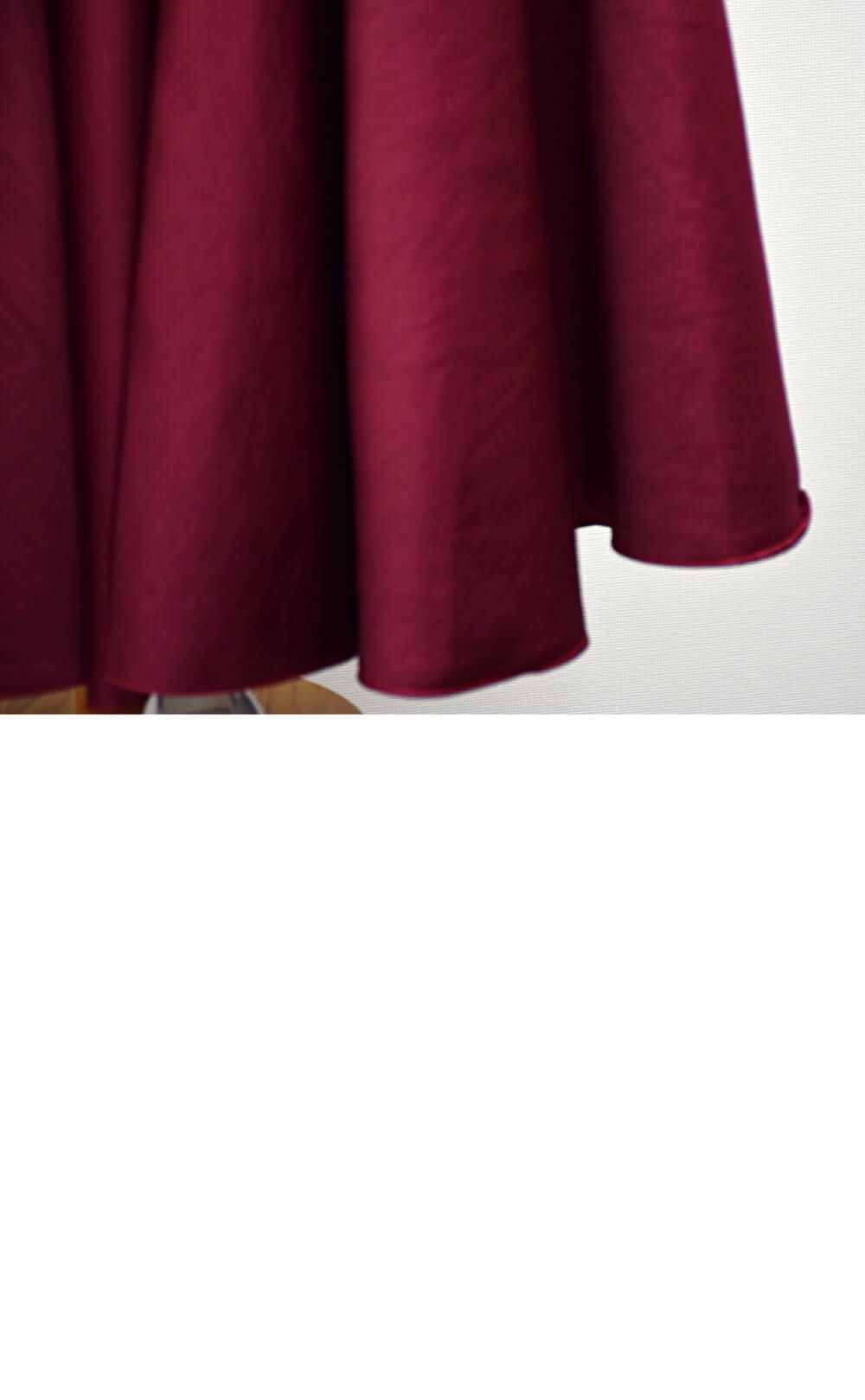 ピアノ発表会や結婚式にぴったりのカラーの女の子用キッズドレス。シンプルで美しいシルエットが魅力のAngel's Closetの子供ドレス レンタル商品（【レンタル】クラシカルサテンプリンセスロング子供ドレスB(yp005b)バーガンディー）｜画像6