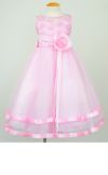 ピアノ発表会や結婚式にぴったりのピンクカラーの女の子用キッズドレス。シンプルで美しいシルエットが魅力のAngel's Closetの子供ドレス レンタル商品（【レンタル】ロマンス(rmc)ピンク）｜画像3