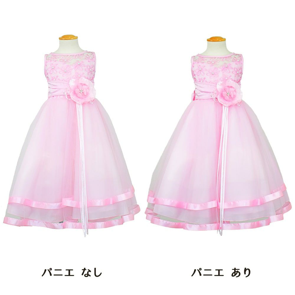 ピアノ発表会や結婚式にぴったりのピンクカラーの女の子用キッズドレス。シンプルで美しいシルエットが魅力のAngel's Closetの子供ドレス レンタル商品（【レンタル】ロマンス(rmc)ピンク）｜画像7