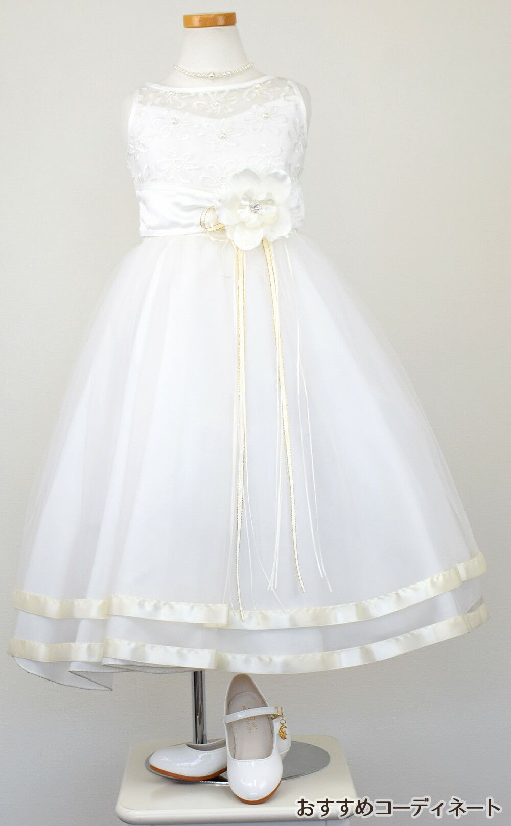 ピアノ発表会や結婚式にぴったりのライラックカラーの女の子用キッズドレス。シンプルで美しいシルエットが魅力のAngel's Closetの子供ドレス レンタル商品（【レンタル】ロマンス(rmc)ライラック）｜画像9