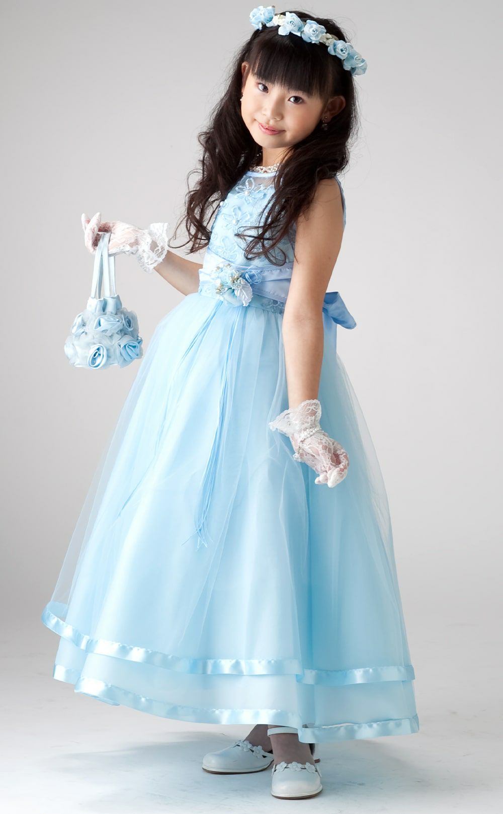 ピアノ発表会や結婚式にぴったりのライラックカラーの女の子用キッズドレス。シンプルで美しいシルエットが魅力のAngel's Closetの子供ドレス レンタル商品（【レンタル】ロマンス(rmc)ライラック）｜画像13