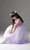 ピアノ発表会や結婚式にぴったりのホワイトカラーの女の子用キッズドレス。シンプルで美しいシルエットが魅力のAngel's Closetの子供ドレス レンタル商品（【レンタル】フラワーペタルプリンセス子供ドレス(JK2925)ピュアホワイト）｜画像14