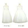 ピアノ発表会や結婚式にぴったりのカラーの女の子用キッズドレス。シンプルで美しいシルエットが魅力のAngel's Closetの子供ドレス レンタル商品（【レンタル】エレガントフラワーパッチ＆チュール子供ドレス(CCD771)アイボリー）｜画像7