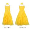 ピアノ発表会や結婚式にぴったりのカラーの女の子用キッズドレス。シンプルで美しいシルエットが魅力のAngel's Closetの子供ドレス レンタル商品（【レンタル】ラインストーン＆オーガンジーレイヤードフリル子供ドレス(HC734)イエロー）｜画像7