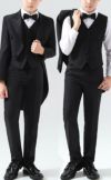 発表会やコンクールにぴったりのカラーの男の子用フォーマルスーツ。シンプルで美しいシルエットが魅力のAngel's Closetの子供フォーマル レンタル商品（【レンタル】ベスト付きスマートタキシード燕尾(YP154)）｜画像6