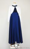 ピアノ発表会や結婚式にぴったりのネイビーカラーの女の子用キッズドレス。シンプルで美しいシルエットが魅力のAngel's Closetの子供ドレス レンタル商品（【レンタル】スパンコール＆サテンロングドレス※縫い付けリボン型(YP136A)ネイビー）｜画像10