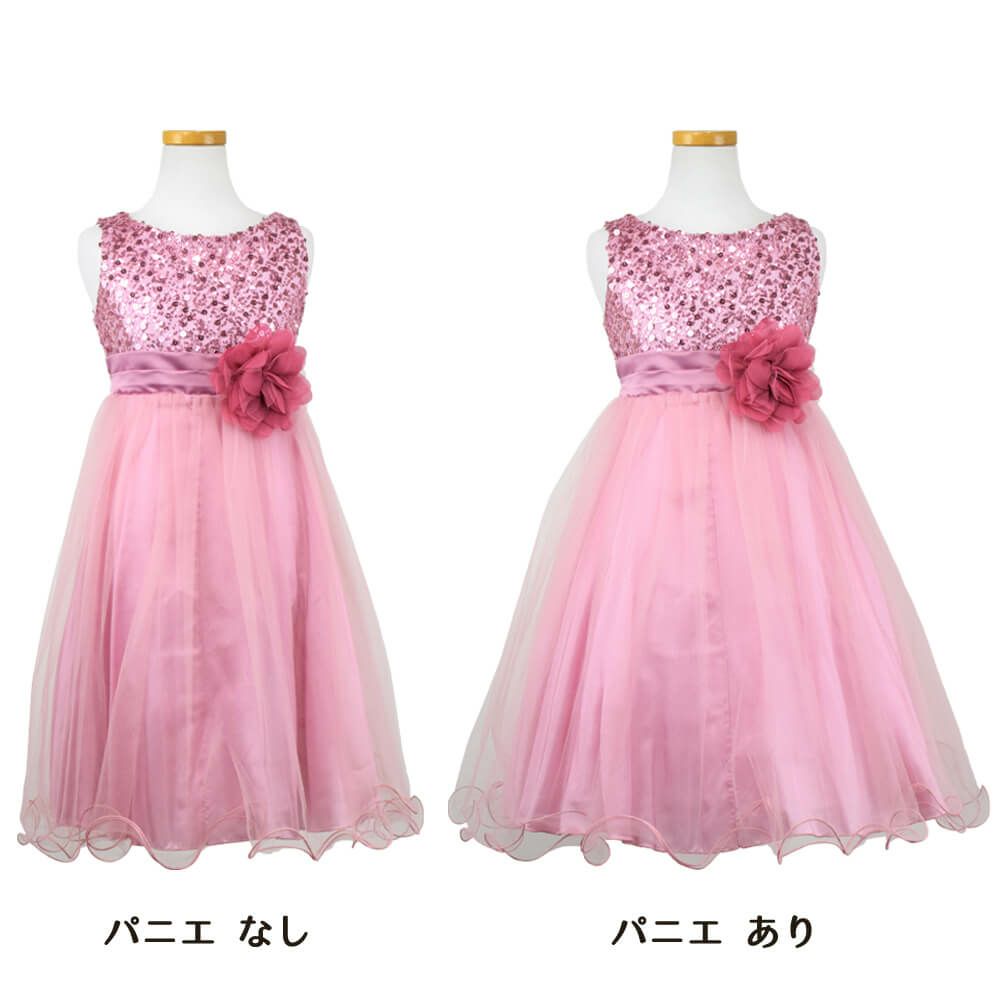 ピアノ発表会や結婚式にぴったりのカラーの女の子用キッズドレス。シンプルで美しいシルエットが魅力のAngel's Closetの子供ドレス レンタル商品（【レンタル】スパンコール＆チュール子供ドレス(kd305)ダスティローズ）｜画像6