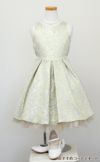 ピアノ発表会や結婚式にぴったりのブルーカラーの女の子用キッズドレス。シンプルで美しいシルエットが魅力のAngel's Closetの子供ドレス レンタル商品（【レンタル】オーネイトプリーツジャガード＆チュール子供ドレス(SK670A)ブルー）｜画像8