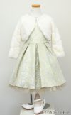 ピアノ発表会や結婚式にぴったりのブルーカラーの女の子用キッズドレス。シンプルで美しいシルエットが魅力のAngel's Closetの子供ドレス レンタル商品（【レンタル】オーネイトプリーツジャガード＆チュール子供ドレス(SK670A)ブルー）｜画像11