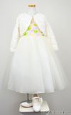 ピアノ発表会や結婚式にぴったりのカラーの女の子用キッズドレス。シンプルで美しいシルエットが魅力のAngel's Closetの子供ドレス レンタル商品（【レンタル】フラワーモチーフチュールリボン子供ドレス(CCD752)アイボリー）｜画像11