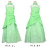 ピアノ発表会や結婚式にぴったりのカラーの女の子用キッズドレス。シンプルで美しいシルエットが魅力のAngel's Closetの子供ドレス レンタル商品（【レンタル】ギャザーアクロスウェストサテン＆フローラルオーガンジードレス(HC1232)クローバー）｜画像7