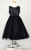 ピアノ発表会や結婚式にぴったりのブラックカラーの女の子用キッズドレス。シンプルで美しいシルエットが魅力のAngel's Closetの子供ドレス レンタル商品（【レンタル】スパークリーチュールドレス(KD352)ブラック）｜画像8