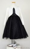 ピアノ発表会や結婚式にぴったりのブラックカラーの女の子用キッズドレス。シンプルで美しいシルエットが魅力のAngel's Closetの子供ドレス レンタル商品（【レンタル】スパークリーチュールドレス(KD352)ブラック）｜画像10