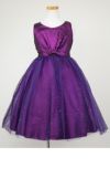 ピアノ発表会や結婚式にぴったりのカラーの女の子用キッズドレス。シンプルで美しいシルエットが魅力のAngel's Closetの子供ドレス レンタル商品（【レンタル】スパークリーチュールドレス(KD352)パープル）｜画像3