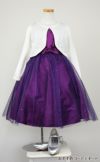 ピアノ発表会や結婚式にぴったりのカラーの女の子用キッズドレス。シンプルで美しいシルエットが魅力のAngel's Closetの子供ドレス レンタル商品（【レンタル】スパークリーチュールドレス(KD352)パープル）｜画像10