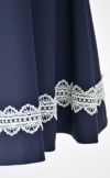 特別な日にぴったりのネイビーカラーの男の子用フォーマルスーツ。シンプルで美しいシルエットが魅力のAngel's Closetの子供フォーマル レンタル商品（【レンタル】レース襟アンサンブルスーツセット(CAT137350)ネイビー）｜画像8