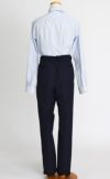 特別な日にぴったりのネイビーカラーの男の子用フォーマルスーツ。シンプルで美しいシルエットが魅力のAngel's Closetの子供フォーマル レンタル商品（【レンタル】2つ釦ストライプスーツ5点セット(CAT545610)ネイビー）｜画像8