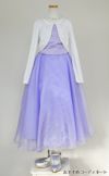 ピアノ発表会や結婚式にぴったりのライラックカラーの女の子用キッズドレス。シンプルで美しいシルエットが魅力のAngel's Closetの子供ドレス レンタル商品（【レンタル】キャビアビーズ＆ダイアゴナルボディオーガンジースカートドレス（HC1568）ライラック）｜画像10