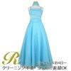 ピアノ発表会や結婚式にぴったりのカラーの女の子用キッズドレス。シンプルで美しいシルエットが魅力のAngel's Closetの子供ドレス レンタル商品（【レンタル】キャビアビーズ＆ダイアゴナルボディオーガンジースカートドレス（HC1568）アクア）｜画像1