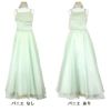 ピアノ発表会や結婚式にぴったりのカラーの女の子用キッズドレス。シンプルで美しいシルエットが魅力のAngel's Closetの子供ドレス レンタル商品（【レンタル】キャビアビーズ＆ダイアゴナルボディオーガンジースカートドレス（HC1568）セージ）｜画像6