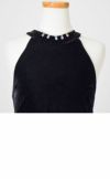 ピアノ発表会や結婚式にぴったりのブラックカラーの女の子用キッズドレス。シンプルで美しいシルエットが魅力のAngel's Closetの子供ドレス レンタル商品（【レンタル】ブラックスリットベルベットロングドレス(YP243) ブラック）｜画像7