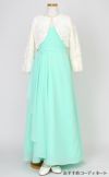 ピアノ発表会や結婚式にぴったりのカラーの女の子用キッズドレス。シンプルで美しいシルエットが魅力のAngel's Closetの子供ドレス レンタル商品（【レンタル】カスケードフリルシフォンマキシロングドレス(YP246) ライトグリーン）｜画像11